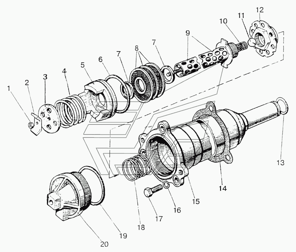 Превью схемы Фильтр МТЗ-1523